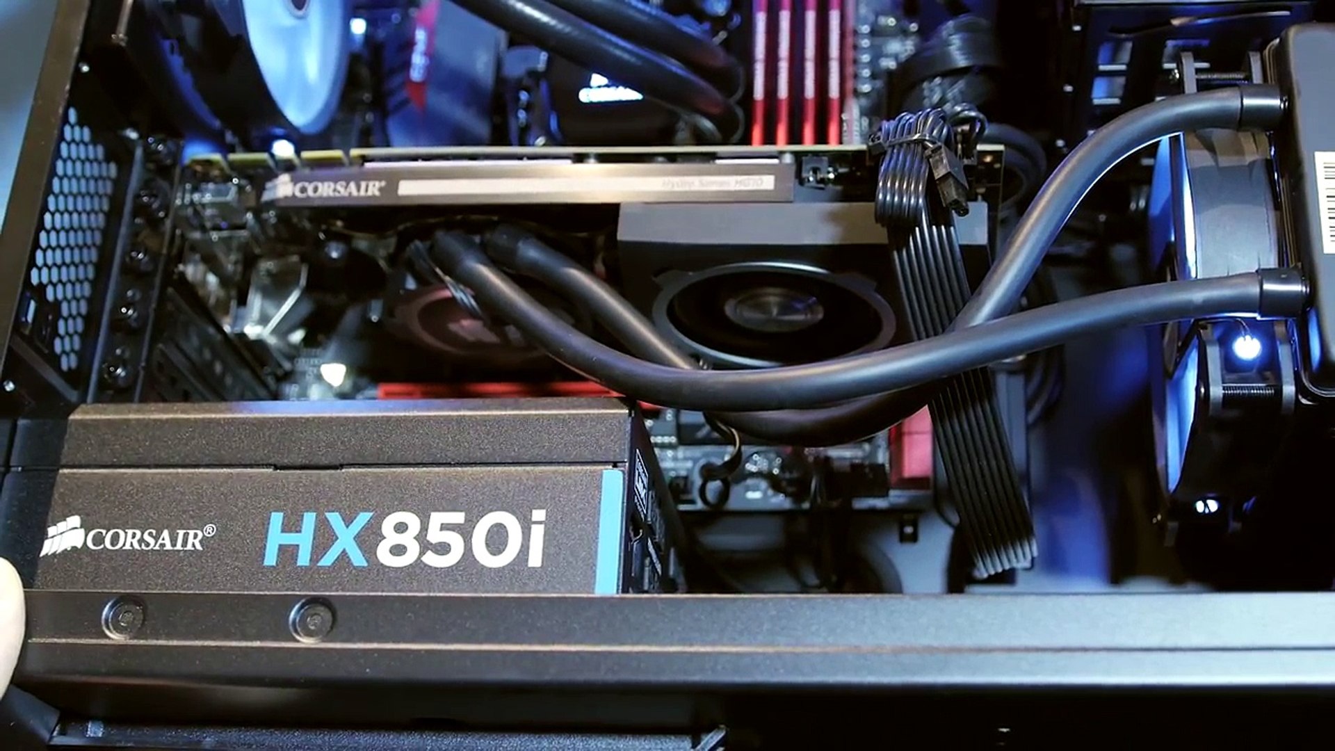 Corsair Carbide 100r Silent Version Hg10 Gpu Water Cooler Ces 15 Video Dailymotion
