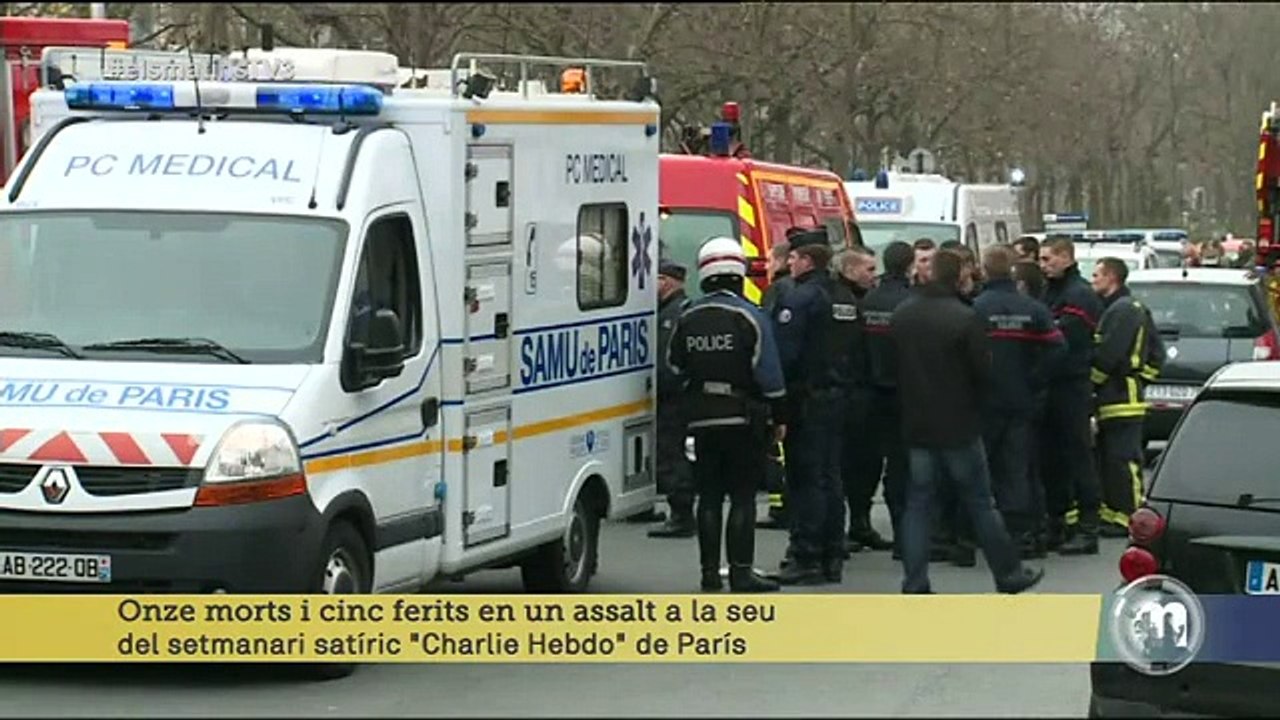 TV3 - Els Matins - Dotze morts a París en l'atac a la seu del setmanari satíric "Charlie Hebdo"