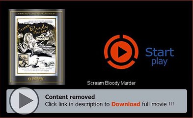Where To Download Scream Bloody Murder Movie