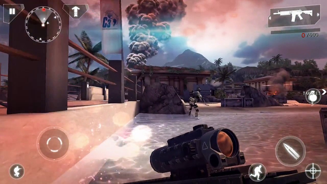 Lets Play Modern Combat 4 - Zero Hour Walkthrough - Mission 1 : Red Summit HD