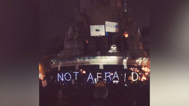 Social video of Charlie Hebdo rally in Paris