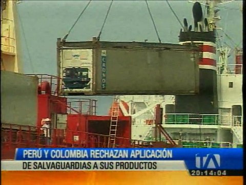 Ecuador impone salvaguardias a productos de Colombia y Perú