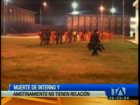 Autoridades se pronuncian tras muerte y amotinamiento en cárcel de Cotopaxi