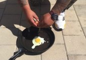 Imagine Being So Hot You Can Cook Eggs on Your Drive