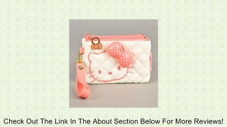 Hello Kitty Wallet Change Coin Purse Strap White Review