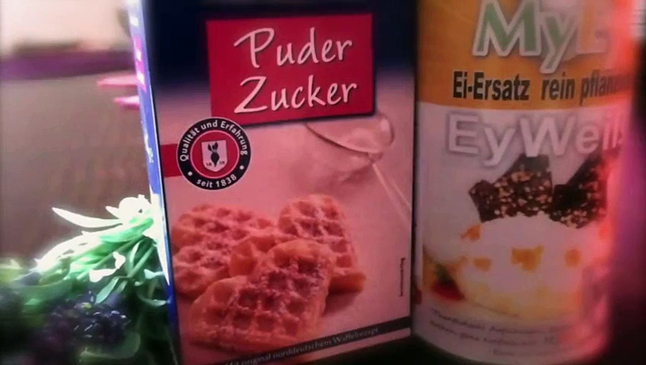 Baiser und Spritzglasur vegan