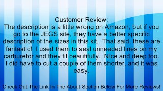 JEGS Performance Products 15013 53-Piece Premium Hypalon Vacuum Cap Kit Includes: Review