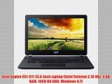 Acer Aspire ES1-311 13.3-Inch Laptop (Intel Celeron 2.16 GHz 4 GB RAM 1000 GB HDD Windows 8.1)