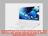 Samsung ATIV Book 9 Lite 13.3-inch Touchscreen Laptop - White (Quad Core 1.4GHz 4GB RAM 128GB