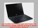 Acer TravelMate B113-E 11.6-inch Laptop (Intel Pentium 2117U 1.8GHz Processor 4GB RAM 320GB