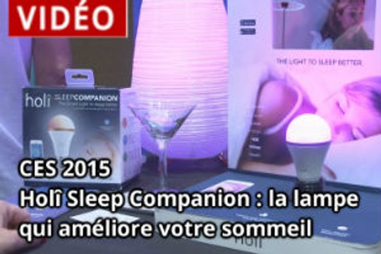 CES 2015 : Holî Sleep Companion accompagne votre sommeil (vidéo)