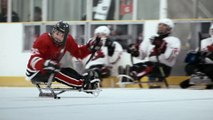 NHL stars surprise sled hockey team. Beautiful sport moment!