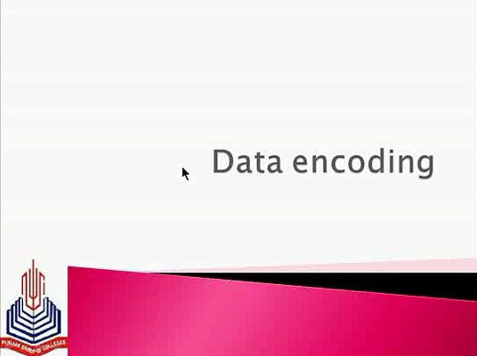 Data Encoding Ch# 03 ICS-I