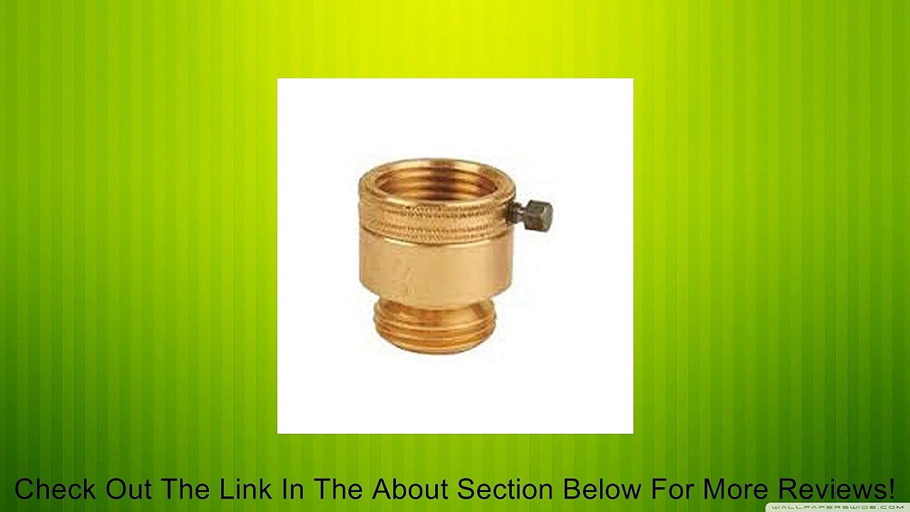 Arrowhead PK1360  Vacuum Breaker FINE Thread Inlet Brass Finish Review