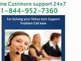 1-844-952-7360-Yahoo customer service phone number for customer   support