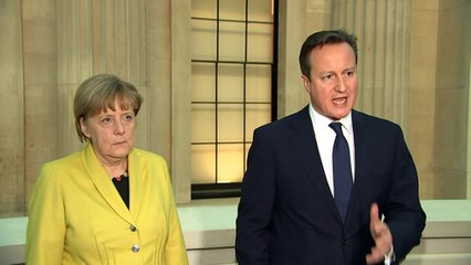 Cameron and Merkel condemn Paris terror attack