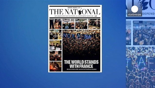 Solidarité de la presse internationale : Je suis Charlie , à la Une