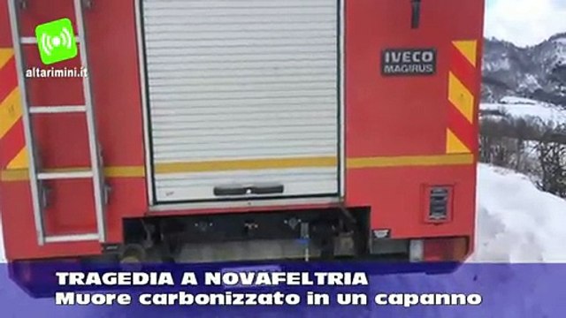 Tragedia a Novafeltria, muore carbonizzato in un vecchio capanno