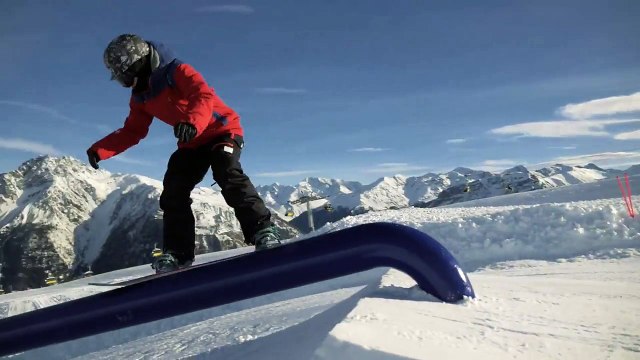 Snowpark Schöneben - New Year's Park Session Snowboard - 02.01.2015