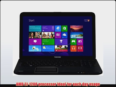 Toshiba Satellite C850D-11K 15.6-inch Laptop (AMD E1-1200 1.40 GHz 4 GB RAM 500 GB HDD Windows