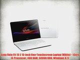 Sony Vaio Fit 15 E 15inch NonTouchscreen Laptop White Core i5 Processor 4GB RAM 500GB HDD Windows 81