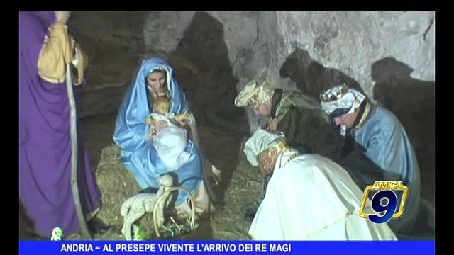 ANDRIA | Al presepe vivente l'arrivo dei Re Magi da Casa Accoglienza