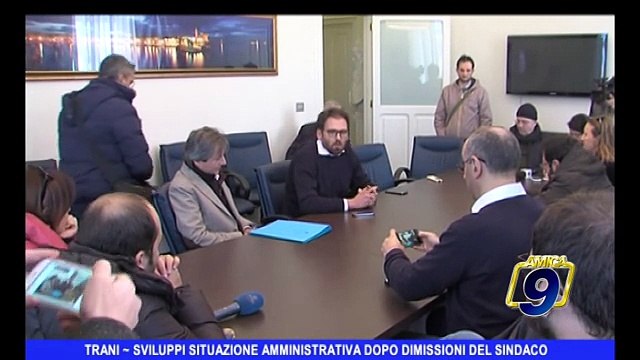TRANI | Sviluppi situazione amministrativa dopo le dimissioni di Riserbato