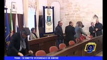 TRANI | Si dimette vicensindaco De Simone