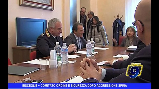 BISCEGLIE | Comitato ordine e sicurezza dopo aggressione Spina