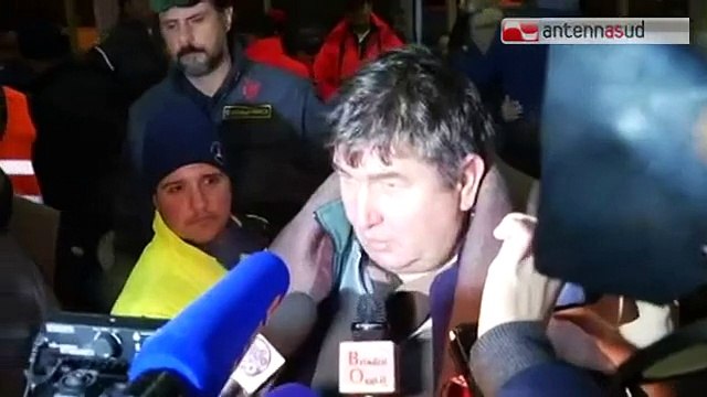 TG 31.12.14 L'arrivo dei naufraghi del Norman Atlantic a Brindisi