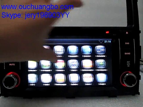 Ouchuangbo Mitsubishi Pajero V97 V93 android 4.2 audio DVD GPS radio