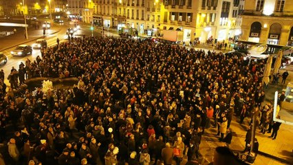 Hommage en mémoire des victimes de Charlie Hebdo