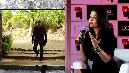 Aishwaryas reaction on Big Bs Shamitabh trailer