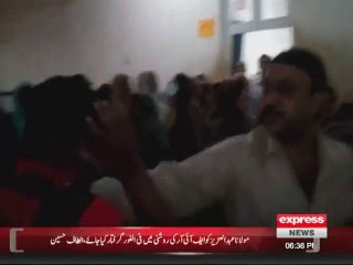 people beat boy who misbehave with girl