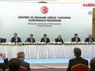 Davutoğlu - Ailenin Korunması ve Kadın İstihdamı