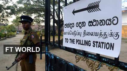 Close election expected in Sri Lanka