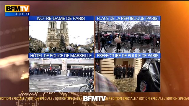 Attentat à Charlie Hebdo: une minute de silence observée dans toute la France