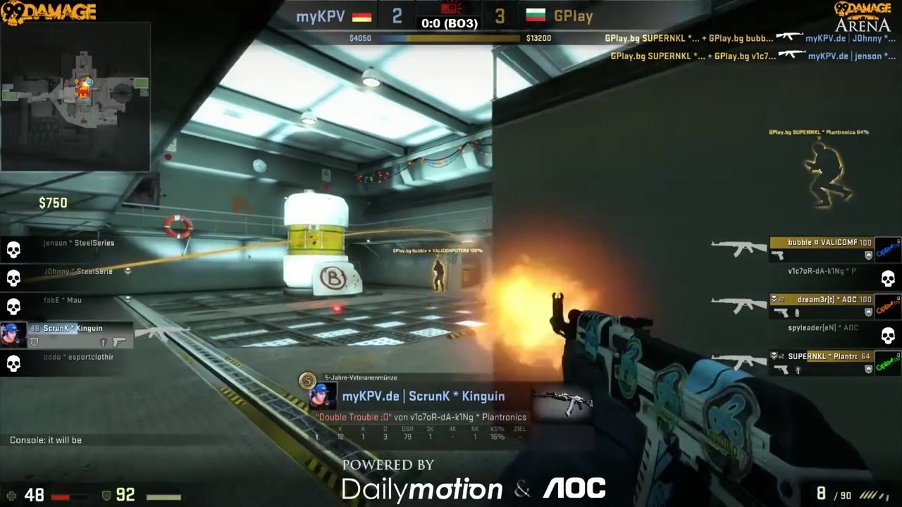 99Damage Arena #3 - myKPV vs. Gplay (de_nuke) Map 1