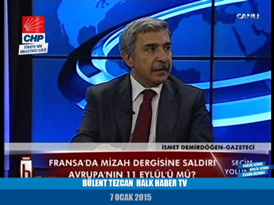 BÜLENT TEZCAN HALK HABER TV 07/01/2015