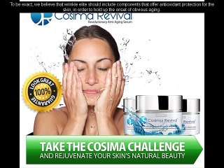 Cosima Revival Review – One Of The Best Anti Aging Products?