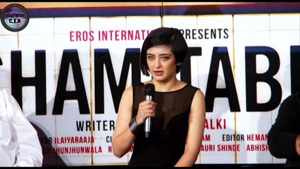 Shamitabh Official Trailer LAUNCH ft Amitabh Bachchan, Dhanush, Akshara Hassan