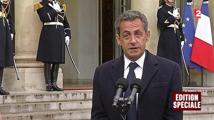 Nicolas Sarkozy reçu à l'Elysée pour "montrer un front uni"