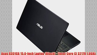 Asus X551CA 15.6-inch Laptop (Black) - (Intel Core i3 3217U 1.8GHz Processor 4GB RAM 500GB