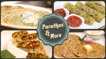 Paranthas And More - Indian Flat Bread Recipes - Easy To Make Homemade Parathas / Roti Recipes