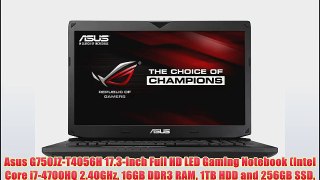 Asus G750JZ-T4056H 17.3-inch Full HD LED Gaming Notebook (Intel Core i7-4700HQ 2.40GHz 16GB