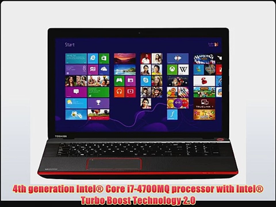 Toshiba Qosmio X70-A-12W 17.3-inch Gaming Laptop (Intel Core i7-4700MQ 16 GB RAM 256 GB SSD