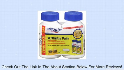 Equate Arthritis Pain 2-Pack Acetaminophen Extended-Release Tablets 650 mg Review