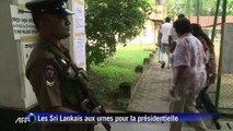 Sri Lanka: scrutin serré pour le président sortant