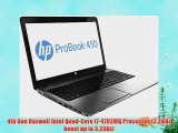 HP ProBook 450 G1 Laptop 156 LEDBacklit Screen Intel QuadCore i74702MQ Processor 16GB Memory 1TB HDD DVD Super Multi Bur