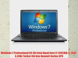 Lenovo ThinkPad Edge E540 20C6008QUS Quad Core 15.6 Windows 7 Professional Business Notebook
